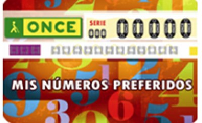 Modelo de tarjeta de Mis Números Preferidos