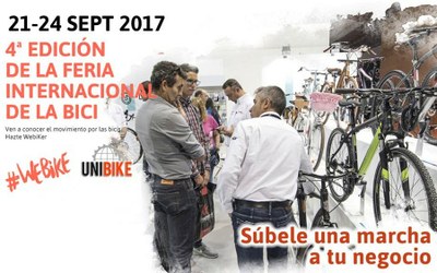 Cartel anunciador de UNIBIKE 2017