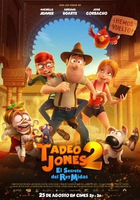 Cartel de la segunda película de Tadeo Jones