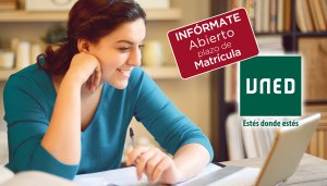 Imagen promocional de matriculación en el nuevo curso de la UNED