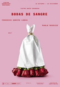 Cartel de la obra "Bodas de Sangre"
