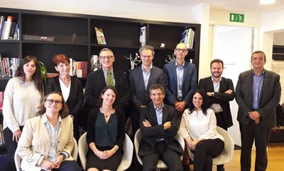 Representantes de las entidades y redes reunidas en Bruselas