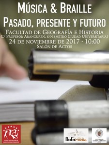 Cartel Jornada Música y Braille