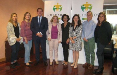 El jurado de los Premios Solidarios ONCE Cantabria, tras emitir su fallo