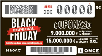 Reproducción del cupón dedicado al 'Black Friday'