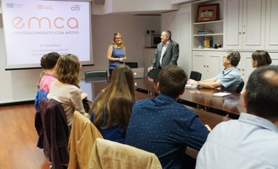 Un momento de la jornada desarrollada en Madrid con los especialistas en emprendimiento