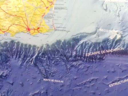 Mapa en relieve. Detalle