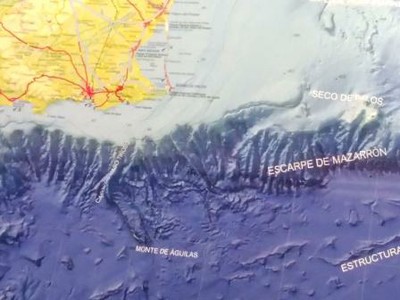 Mapa en relieve. Detalle