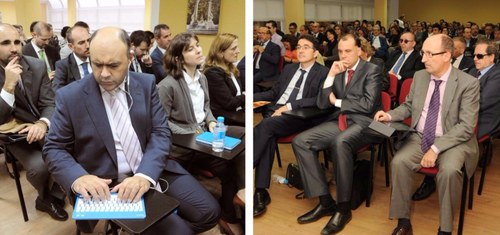 Asisentes al CCG durante distintos momentos de las jornadas