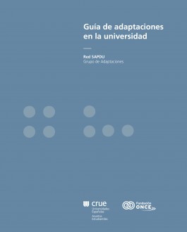  Portada de la Guía de adaptaciones en la Universidad