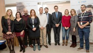 Foto de familia de los trabajadores galardonados en esta edición de los premios BPO