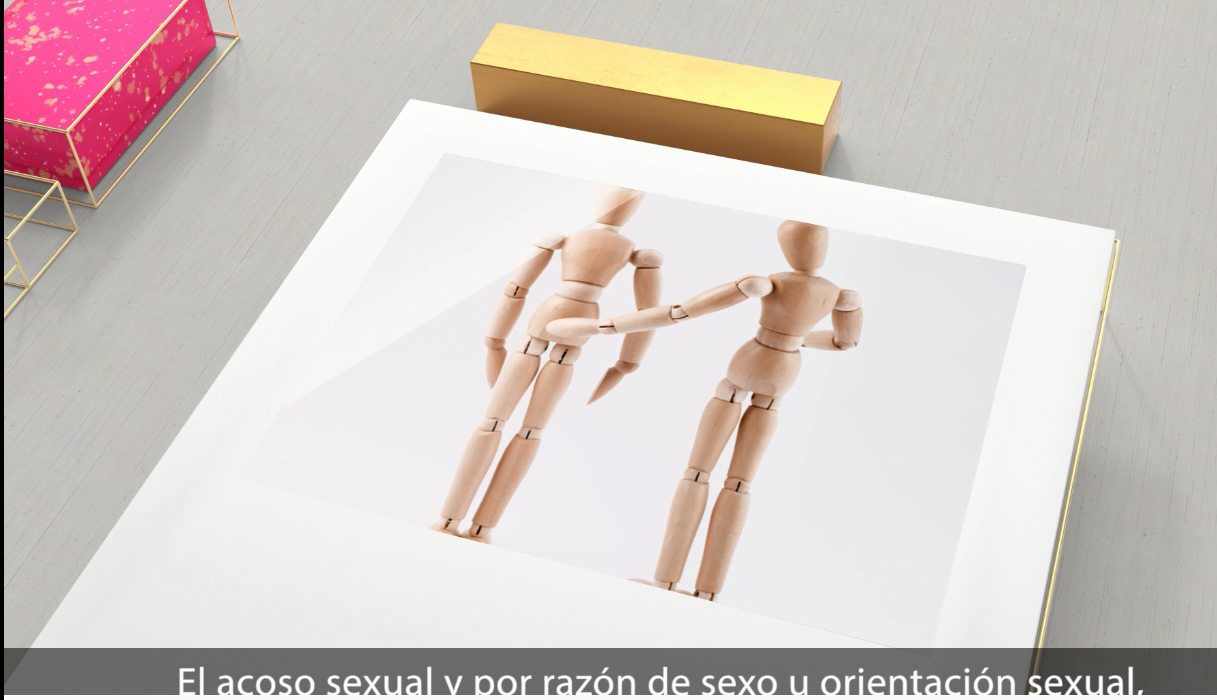 Fotograma del vídeo elaborado por la Dirección General de la ONCE