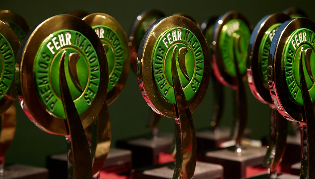 Imagen de los trofeos FEHR 2017