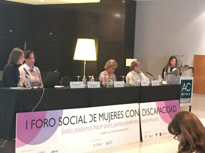 I Foro Social de Mujeres con Discapacidad