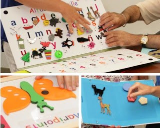 Un surtido de productos educativos elaborados por la ONCE bajo las directrices de la Comisión Braille Española