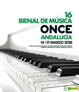 Cartel de la XVI Bienal de Música ONCE