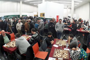 Vista general del salón de disputa del torneo