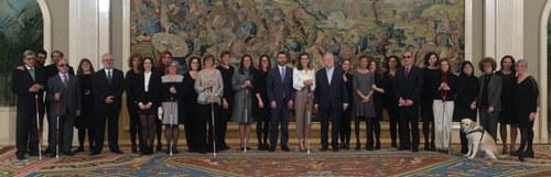 Audiencia de la reina a los representantes de FASOCIDE