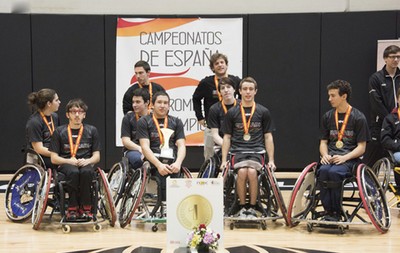 Equipo de baloncesto en silla del País Vasco