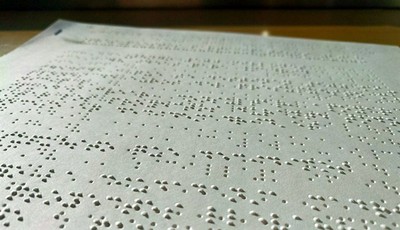 Texto en braille del documento municipal