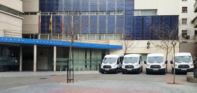 Vista exterior de las instalaciones del centro de día sito en la Plaza José de Villarreal de Madrid