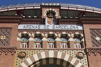 Entrada del Centro Comercial Las Arenas, Barcelona