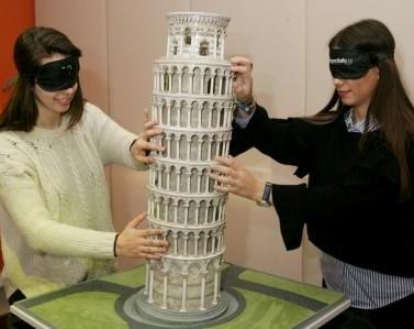 La Torre de Pisa al tacto