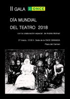 Cartel de la II Gala del Día Mundial del Teatro