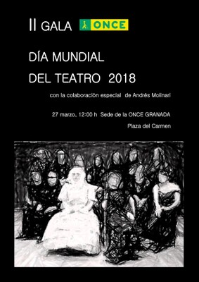 Cartel de la II Gala del Día Mundial del Teatro
