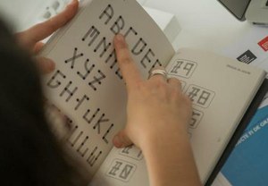 Trabajo con la nueva tipografía diseñada por Nuria