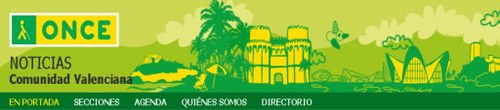 Portada del primer número del nuevo boletín de Noticias ONCE Valencia