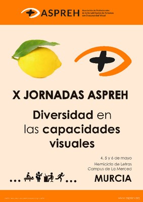 Cartel de las Jornadas de ASPREH