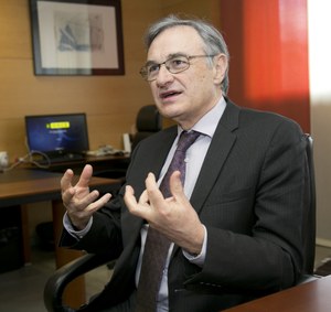 Albert Prevos durante la entrevista a Así Somos