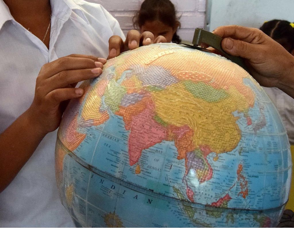 Material adaptado donado por FOAL a una escuela nicaragüense