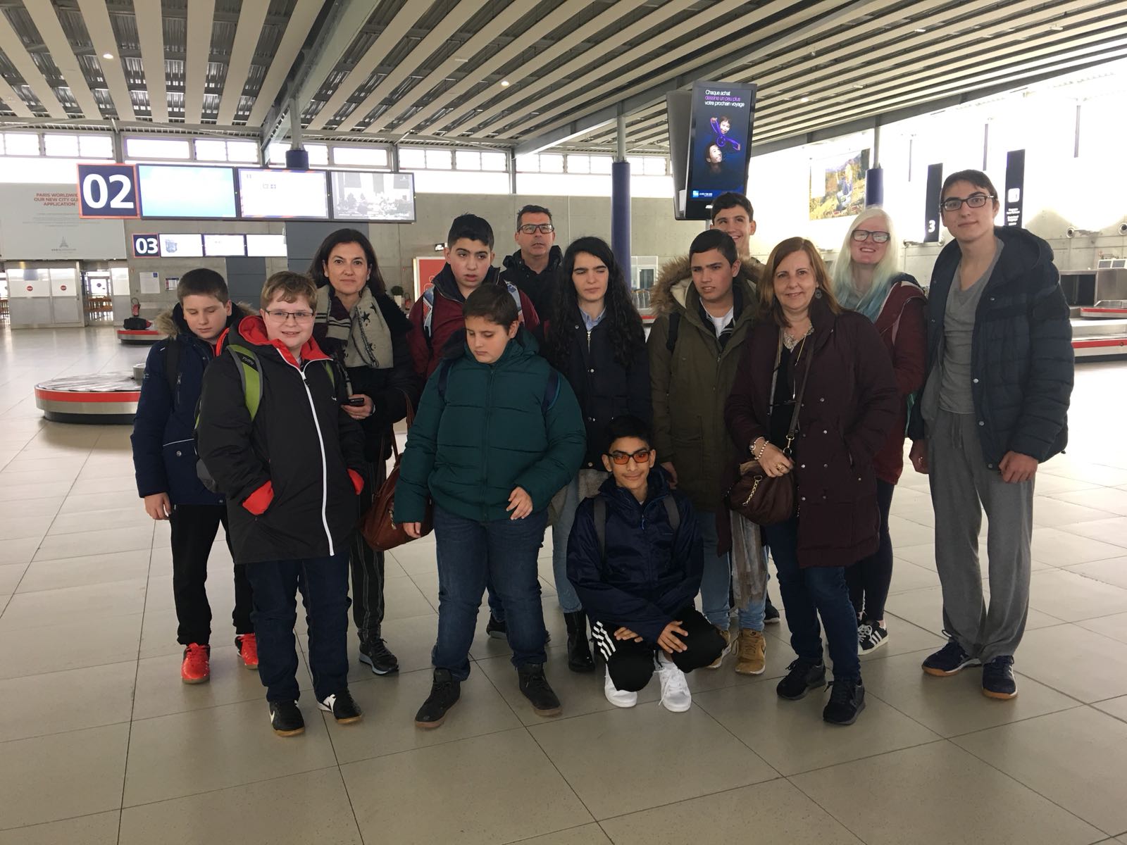 En el aeropuerto de París