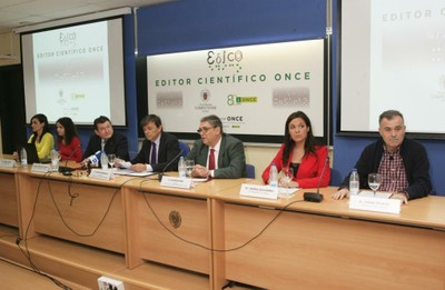 Mesa del acto de presentación del edito científico EDICO