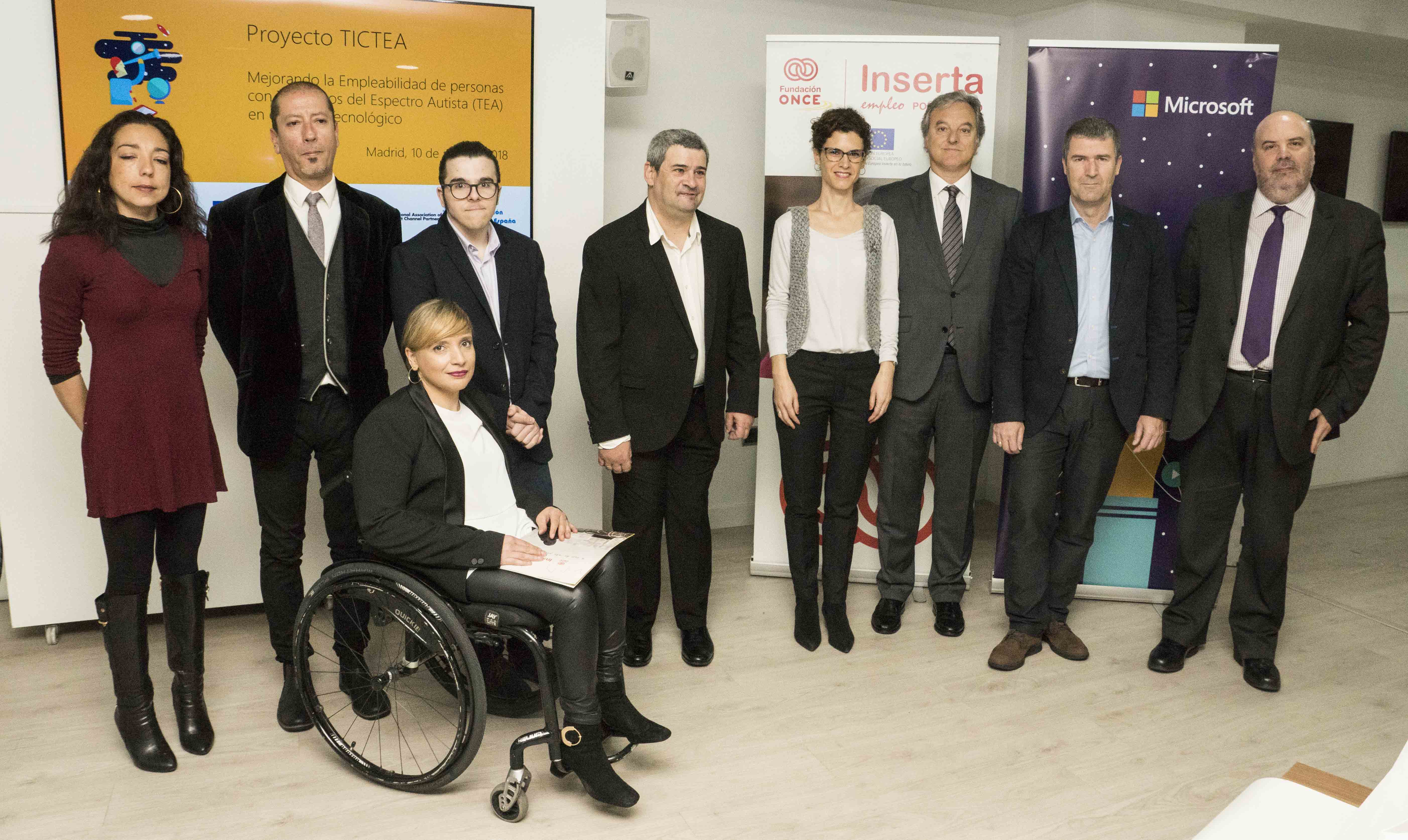 Representantes de las entidades participantes en el proyecto TICTEA