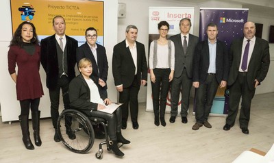 Representantes de las entidades participantes en el proyecto TICTEA