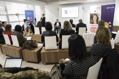 Uno de los momentos de la Jornada sobre el Protecto TICTEA
