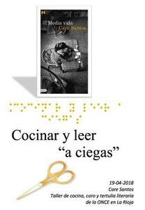 Cartel de la actividad en el Día del Libro. la Rioja