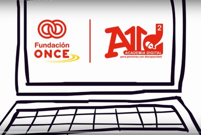 Fotograma del vídeo de presentación de la Academia Digital de Fundación ONCE