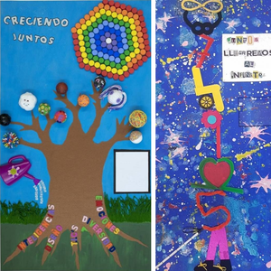 Collage con los trabajos ganadores de las categorías B y E