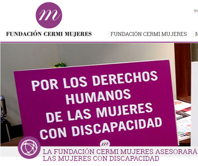 Imagen reivindicativa de los derechos de las mujeres con discapacidad de la Fundación Cermi Mujeres