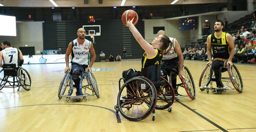 Partido de semifinal disputada en Hamburgo