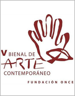 Cartel de la V Bienal de Arte Contemporáneo de Fundación ONCE
