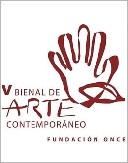 Cartel de la V Bienal de Arte Contemporáneo de Fundación ONCE