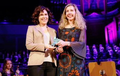 Patricia Sanz recoge el "Premio Excelentia" a la cultura 