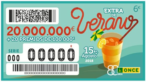 Reproducción del cupón del Extra de Verano 2018