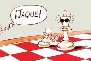 Viñeta "jaque mate"