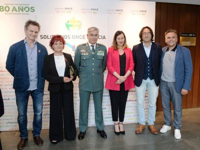 Foto de familia de los premiados en Galicia